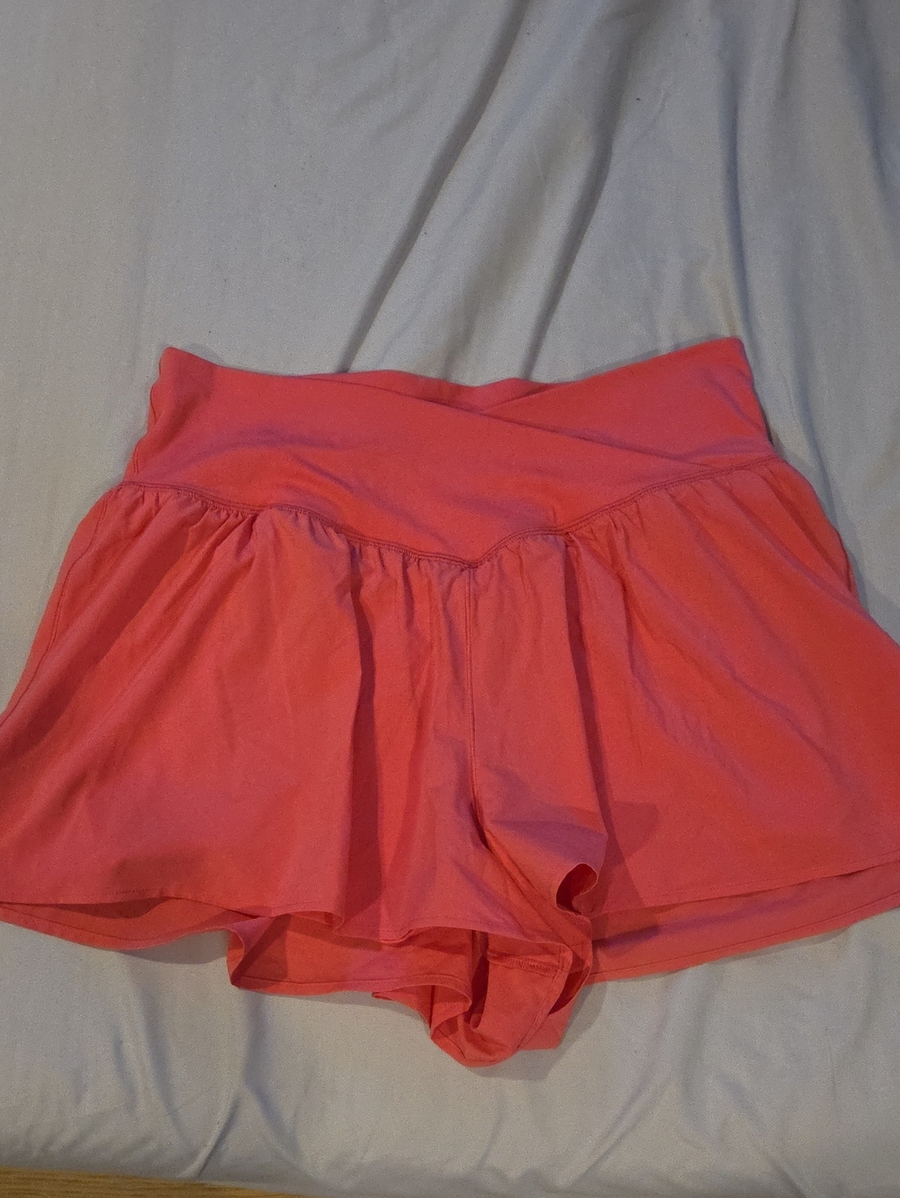 Offline Women’s Coral Pink Athletic Skort Shorts